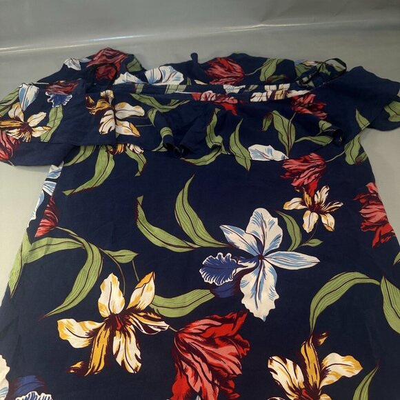 Amanda Uprichard Ethan Floral Dress Womens Silk Off Shoulder Ruffled Mini Small - Picture 6 of 12